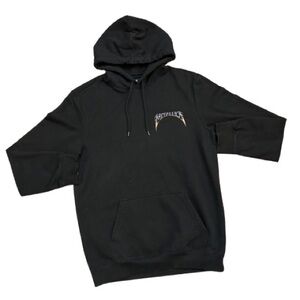 H&M Metallica Nor Cal Skull Graphic Hoodie Black Regular Fit Men's Size Small S